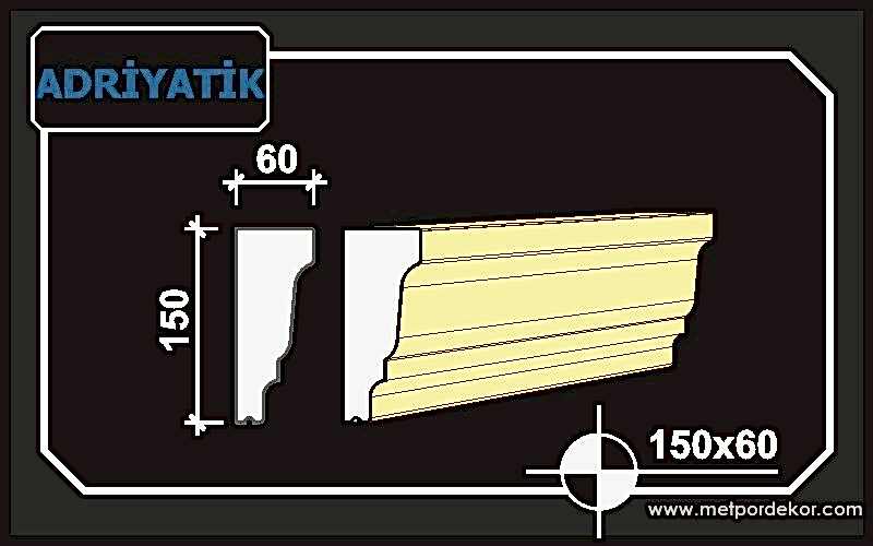 adriyatik denizlik söve modeli 15cm x 6cm