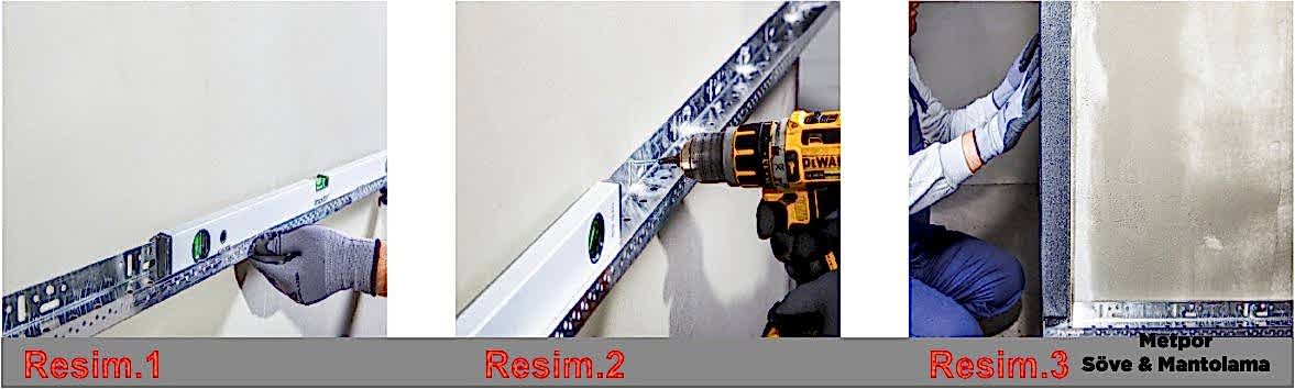 Mantolamada Su Basman Profili Uygulamasının Resimlerle Detaylı Anlatımı