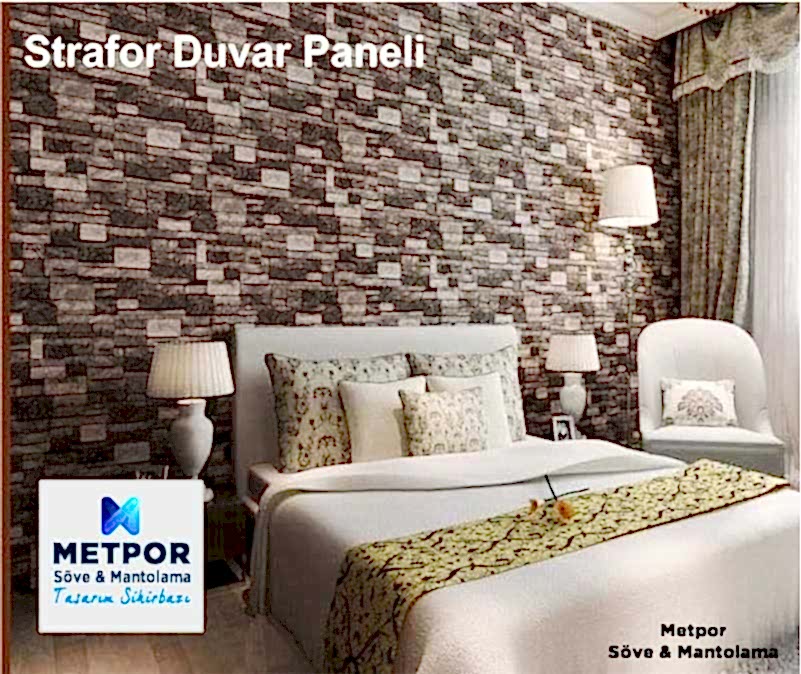 Strafor duvar panelleri örneği