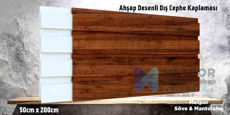 Beşiktaş Villa Ahşap Görünümlü Dış Cephe Kaplama - Metpor Dekor