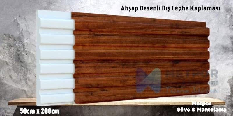 Şile Köy Evi Dış Cephe Yalıtım ve Ahşap Görünümlü Mantolama