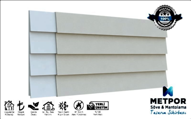 Yalı Baskı Isı Yalıtım Levhası 3 cm, 3 cm Strafor Mantolama Levhası Yalı Baskı