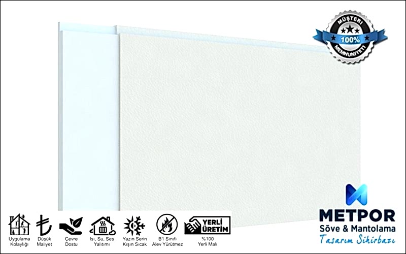 4 cm Dış Cephe Giydirme ve İzolasyon Paneli